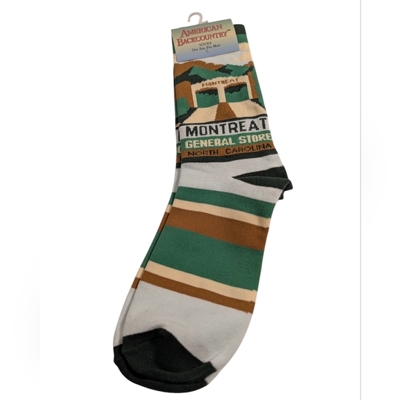 American BackCountry Accessories - Montreat General Store North Carolina Multicolor Socks